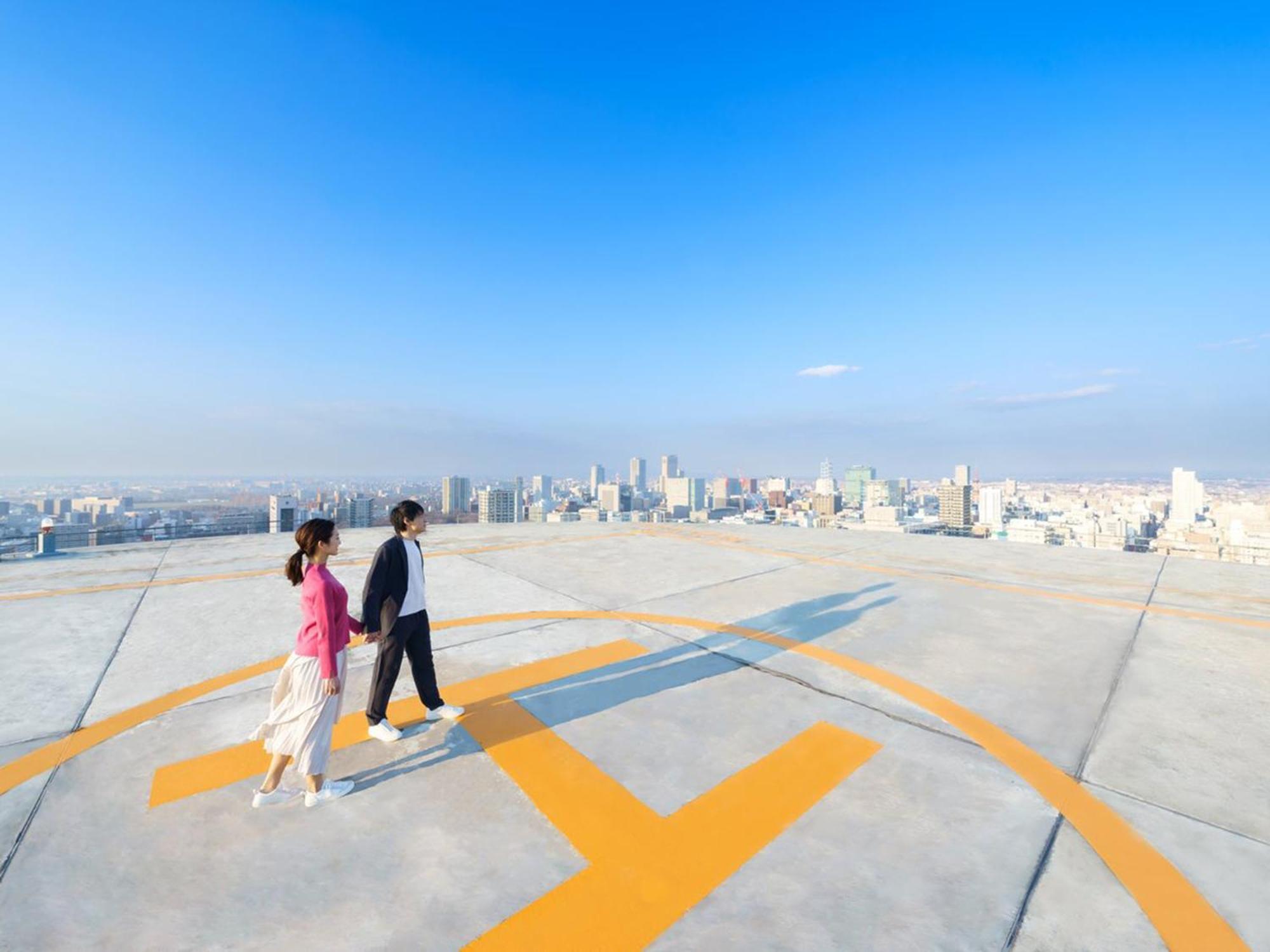 Sapporo Prince Hotel Ngoại thất bức ảnh Helipad