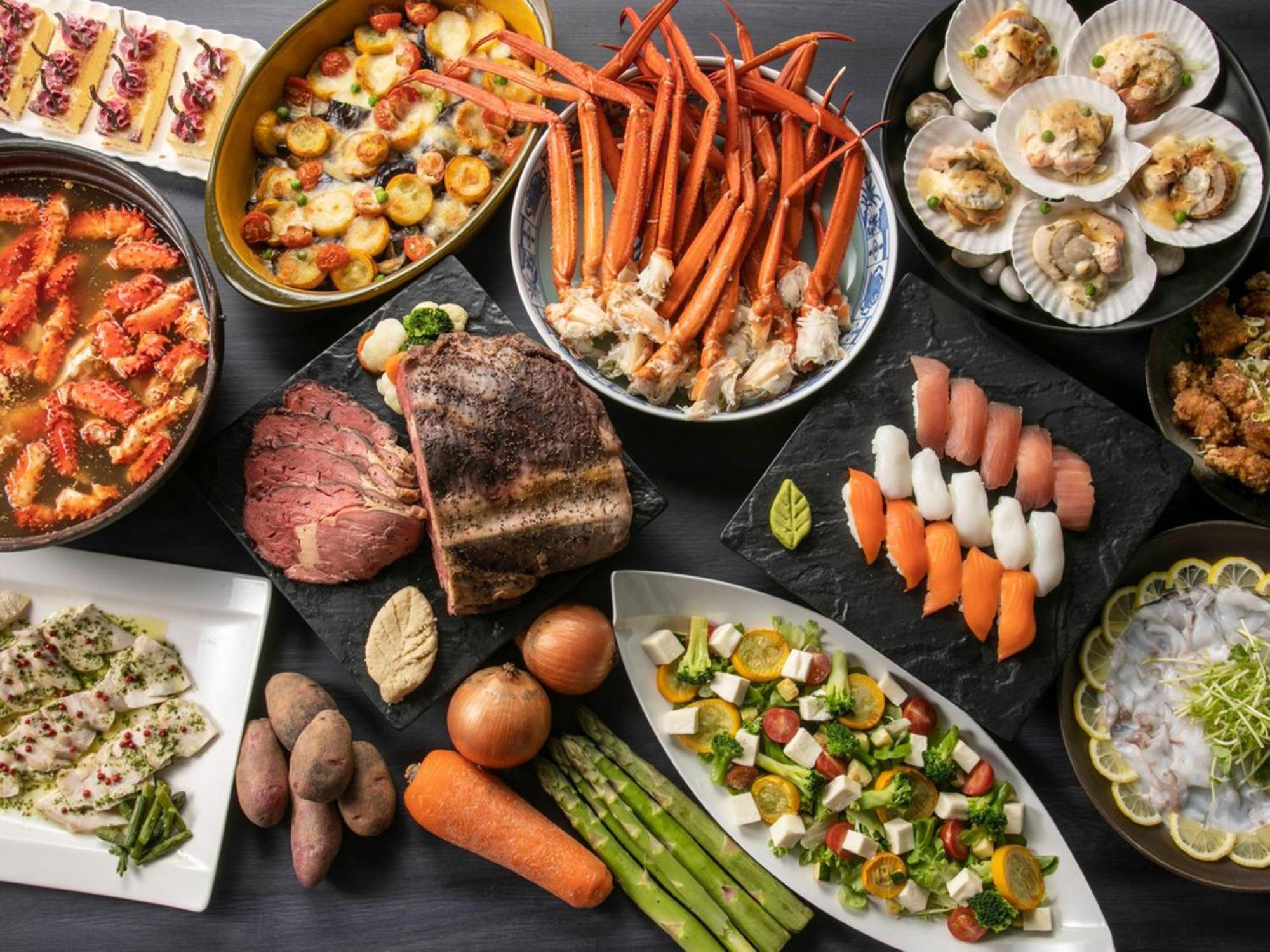 Sapporo Prince Hotel Ngoại thất bức ảnh A selection of New England cuisine